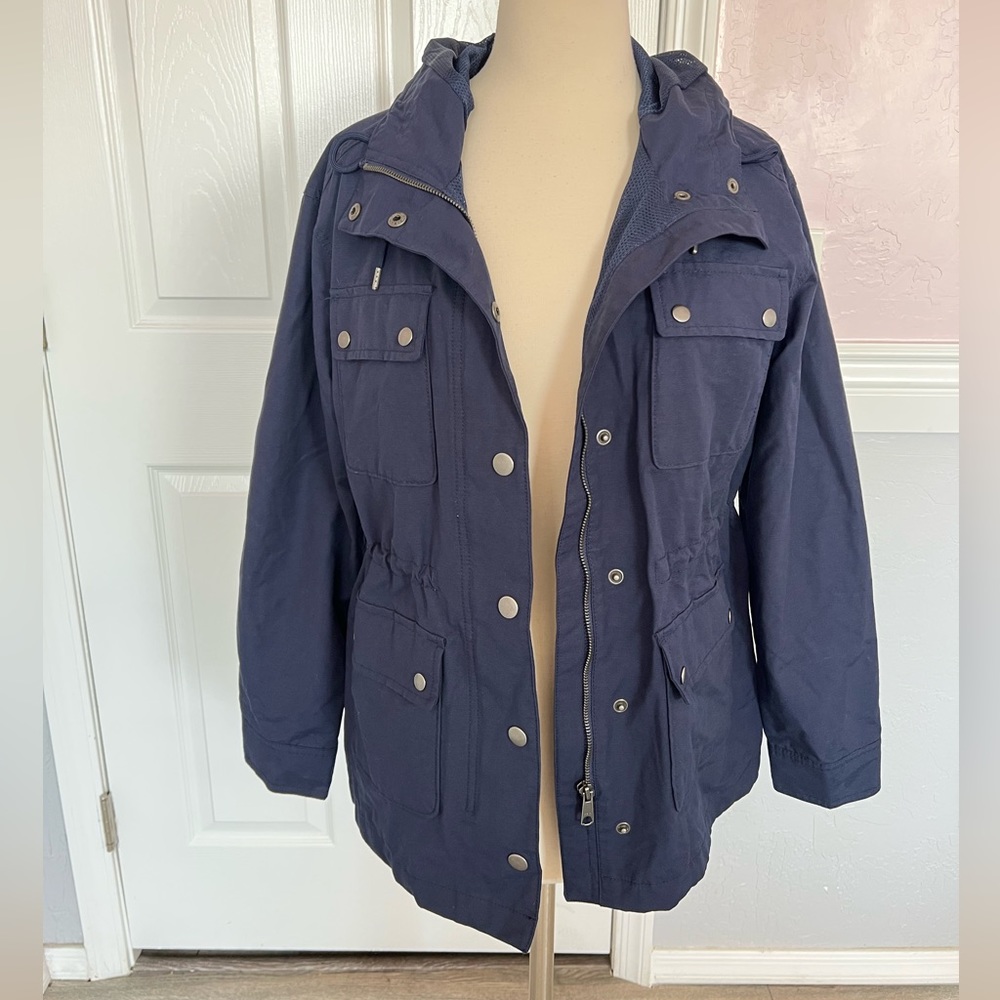Old Navy Parka / Anorak Jacket In Navy Blue Size XS